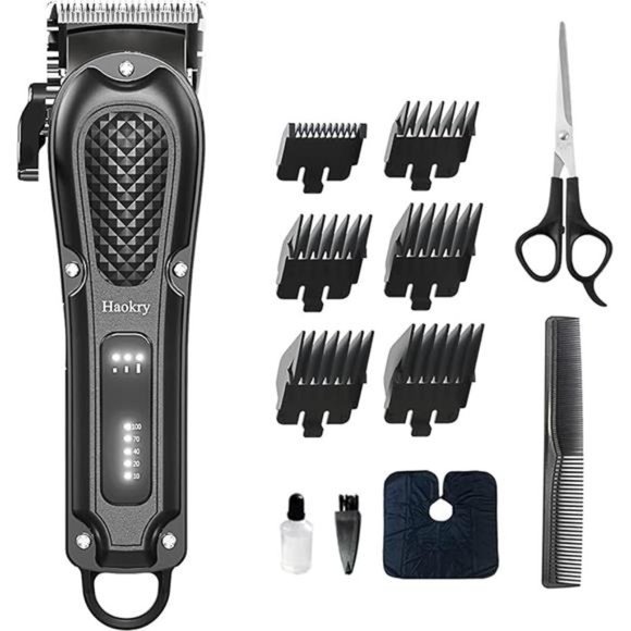Hair Clippers for Men Professional-Cordless & Corded Barber Clippers for Cutting - Picture 7 of 7